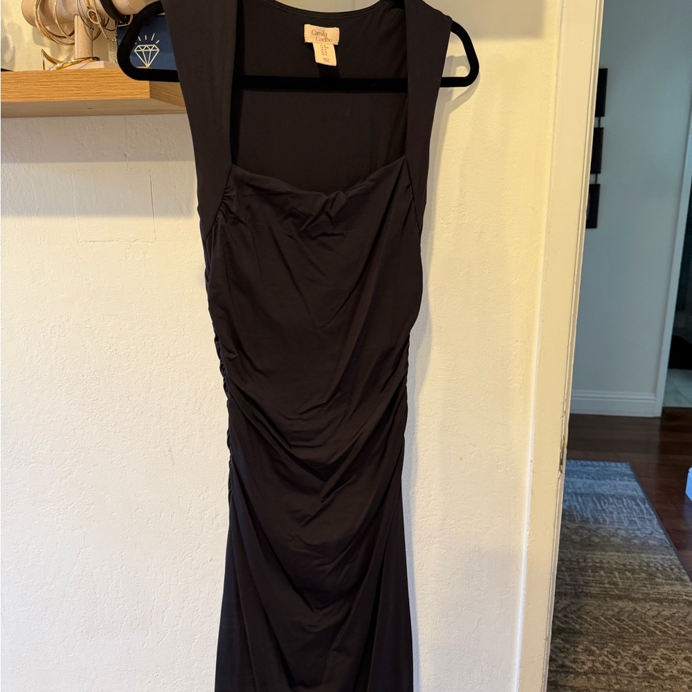 Camila Coelho Strapless Black Dress